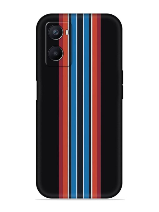 Vertical Strips Embossed Soft Silicone Case for Oppo A96 Zapvi