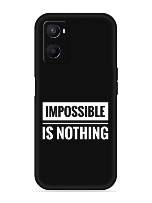 Impossible Is Nothing Embossed Soft Silicone Case for Oppo A96