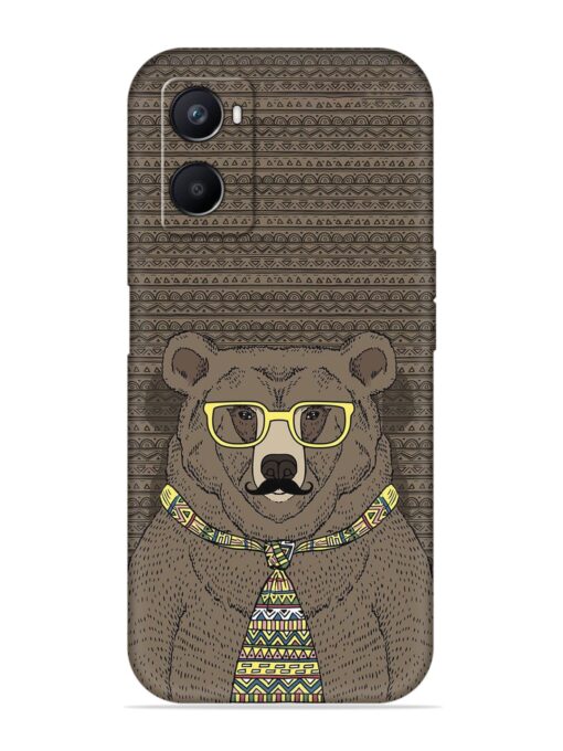 Grizzly Bear Embossed Soft Silicone Case for Oppo A96