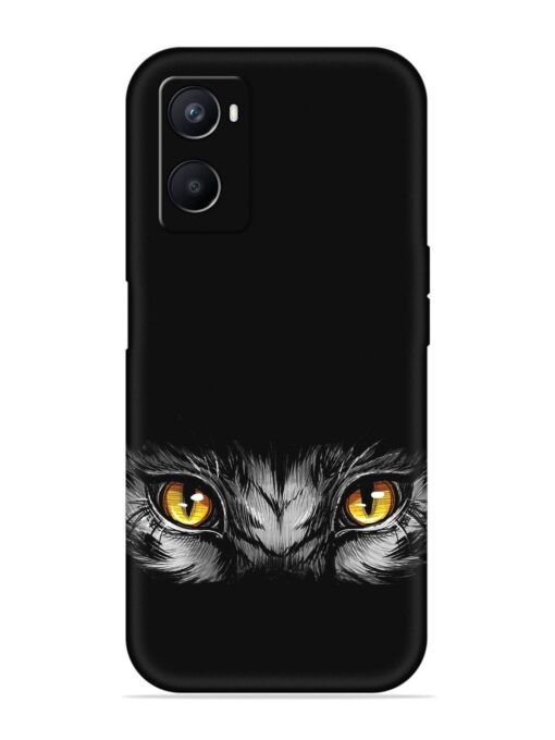 Scary Eye Embossed Soft Silicone Case for Oppo A96 Zapvi