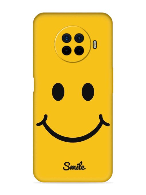 Yellow Smiley Embossed Soft Silicone Case for Oppo Ace 2