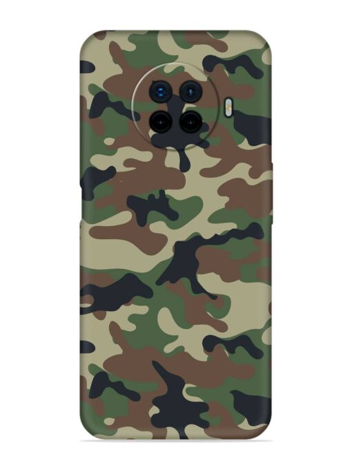 Army Military Camouflage Dark Green Embossed Soft Silicone Case for Oppo Ace 2 Zapvi