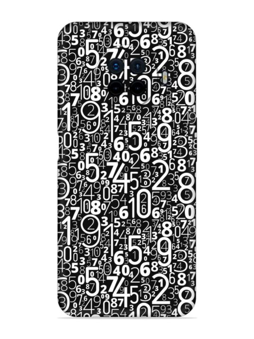 Many Numbers Different Embossed Soft Silicone Case for Oppo Ace 2