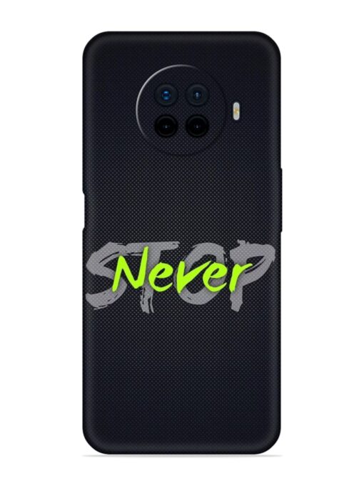 Never Stop Embossed Soft Silicone Case for Oppo Ace 2 Zapvi