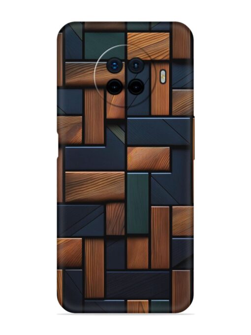 Wooden Background Cubes Embossed Soft Silicone Case for Oppo Ace 2