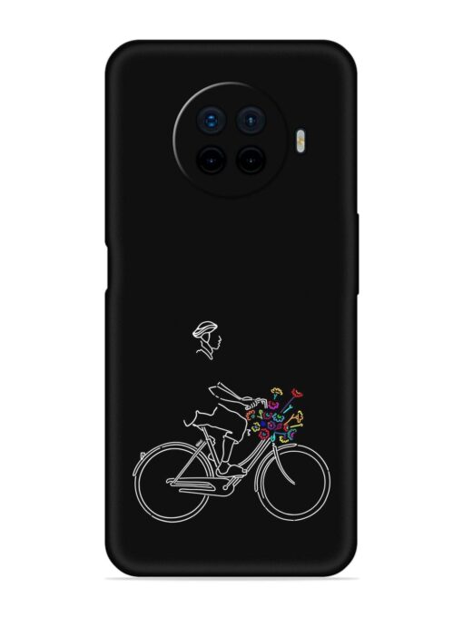 Minimalist Cycle Art Embossed Soft Silicone Case for Oppo Ace 2