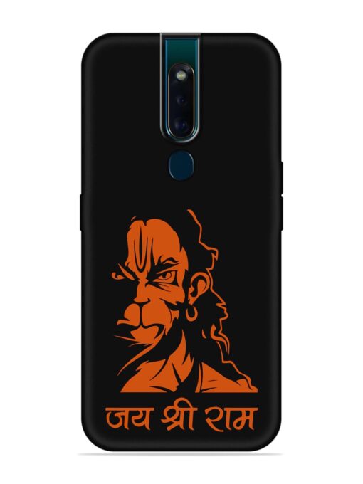 Angry Hanuman Embossed Soft Silicone Case for Oppo F11 Pro Zapvi