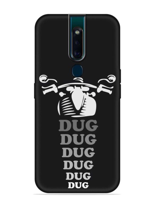 Dug Dug Dug Embossed Soft Silicone Case for Oppo F11 Pro