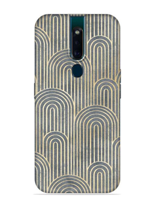 Art Deco Style Embossed Soft Silicone Case for Oppo F11 Pro Zapvi