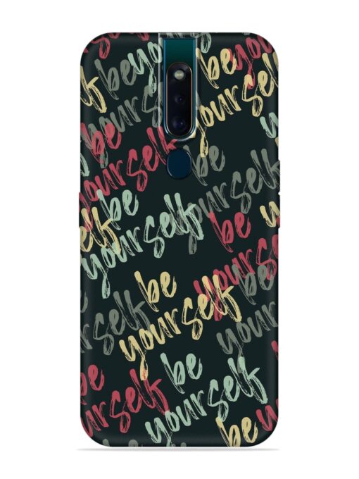 Yourself Seamless Embossed Soft Silicone Case for Oppo F11 Pro Zapvi