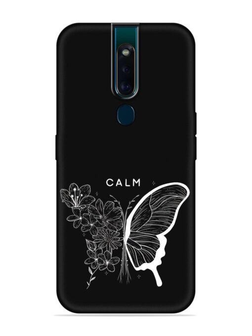 Calm Embossed Soft Silicone Case for Oppo F11 Pro Zapvi