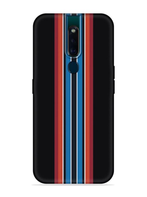 Vertical Strips Embossed Soft Silicone Case for Oppo F11 Pro Zapvi