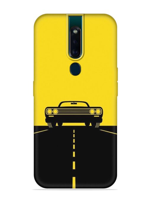 Classic Car Embossed Soft Silicone Case for Oppo F11 Pro