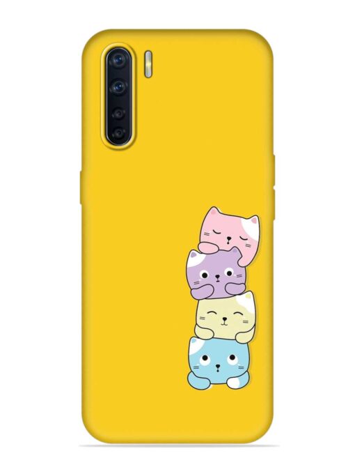 Cartoon Anime Embossed Soft Silicone Case for Oppo F15