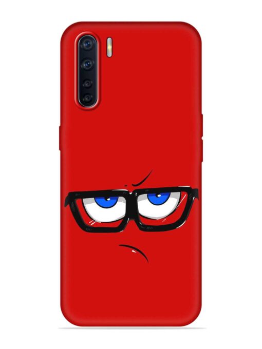 Rad Angry Face Embossed Soft Silicone Case for Oppo F15 Zapvi