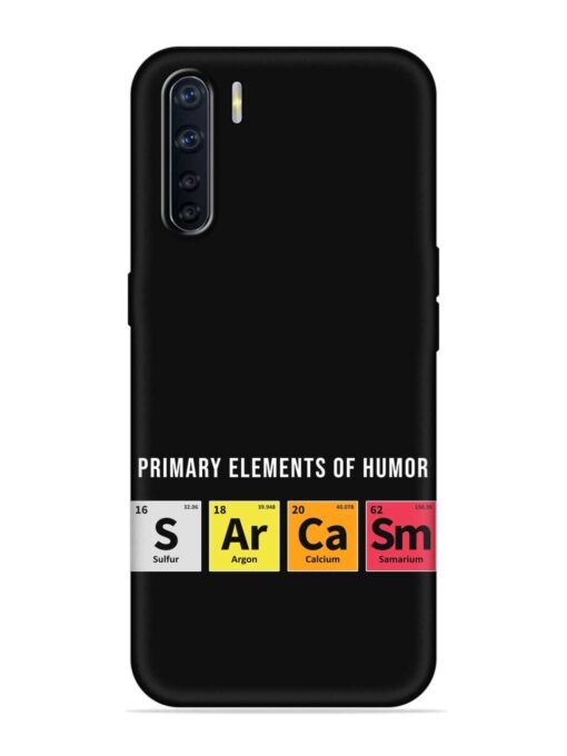 Primary Elements Humor Embossed Soft Silicone Case for Oppo F15 Zapvi