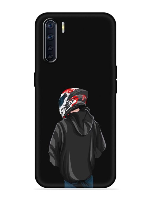 Motorcycle Rider Embossed Soft Silicone Case for Oppo F15