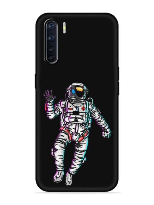 Spaceman Embossed Soft Silicone Case for Oppo F15 Zapvi