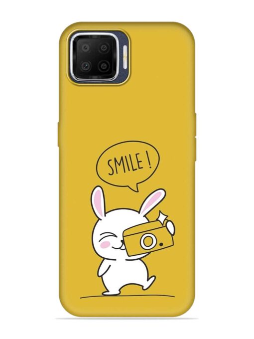 Hey Smile Please Embossed Soft Silicone Case for Oppo F17