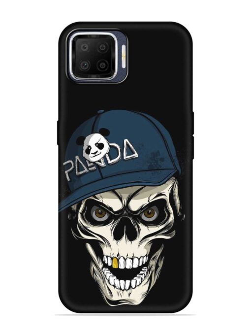 Panda Skull Embossed Soft Silicone Case for Oppo F17 Zapvi