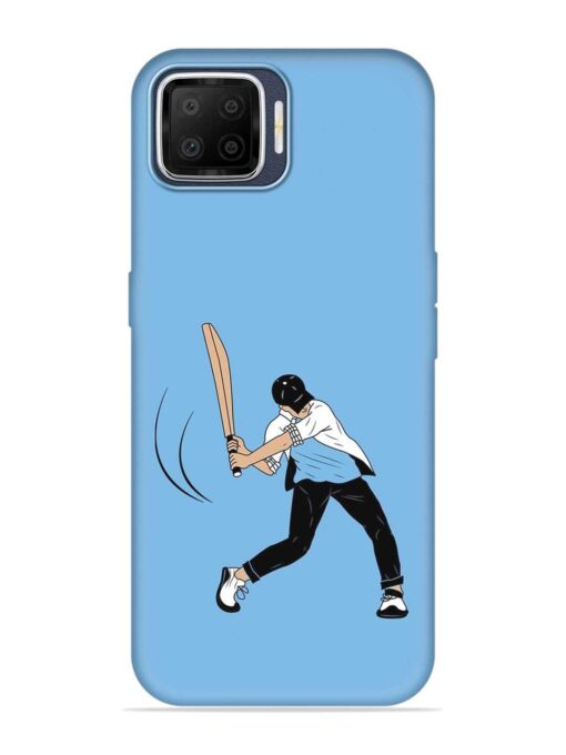 Cricket Gully Boy Embossed Soft Silicone Case for Oppo F17