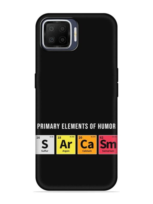 Primary Elements Humor Embossed Soft Silicone Case for Oppo F17 Zapvi