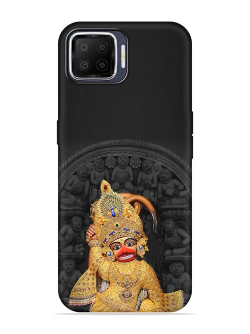 Indian Gold Hanuman Embossed Soft Silicone Case for Oppo F17 Zapvi