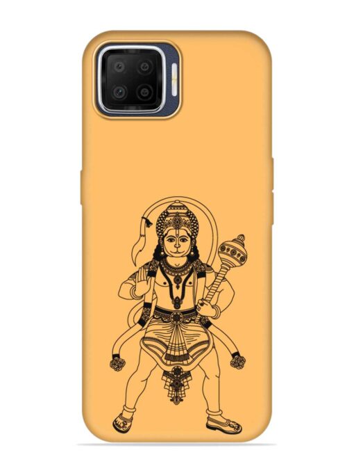 Indian God Hanuman Embossed Soft Silicone Case for Oppo F17 Zapvi