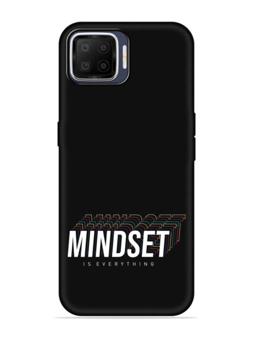 Mindset Everything Slogan Embossed Soft Silicone Case for Oppo F17