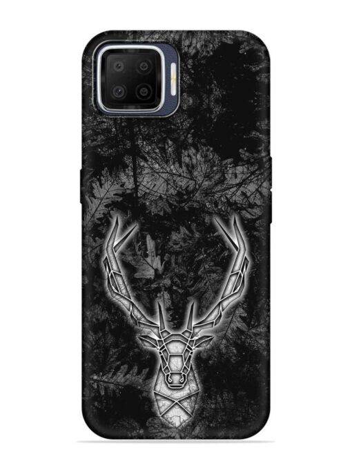 Ancient Deer Embossed Soft Silicone Case for Oppo F17 Zapvi