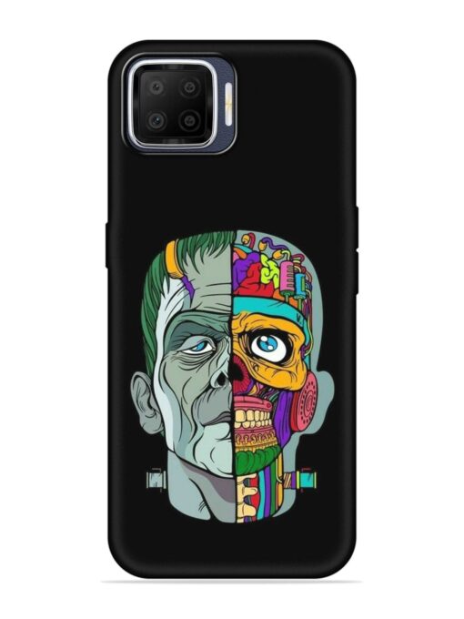 Men Vs Skull Embossed Soft Silicone Case for Oppo F17 Zapvi