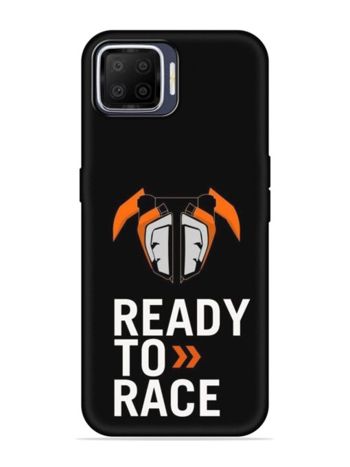 Ready To Race Embossed Soft Silicone Case for Oppo F17 Zapvi