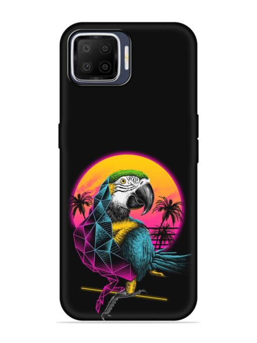 Rad Parrot Embossed Soft Silicone Case for Oppo F17