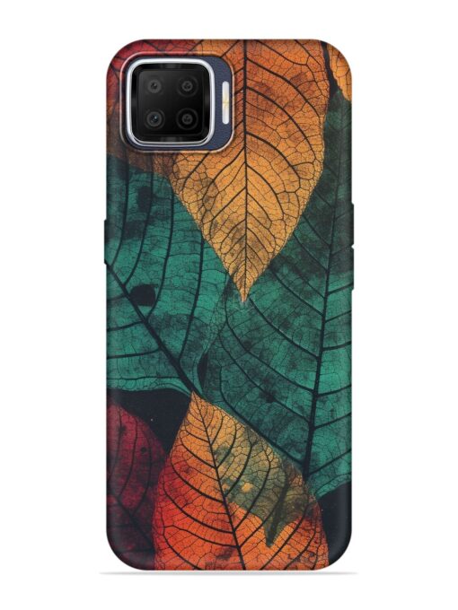 Leaves Artwork Embossed Soft Silicone Case for Oppo F17