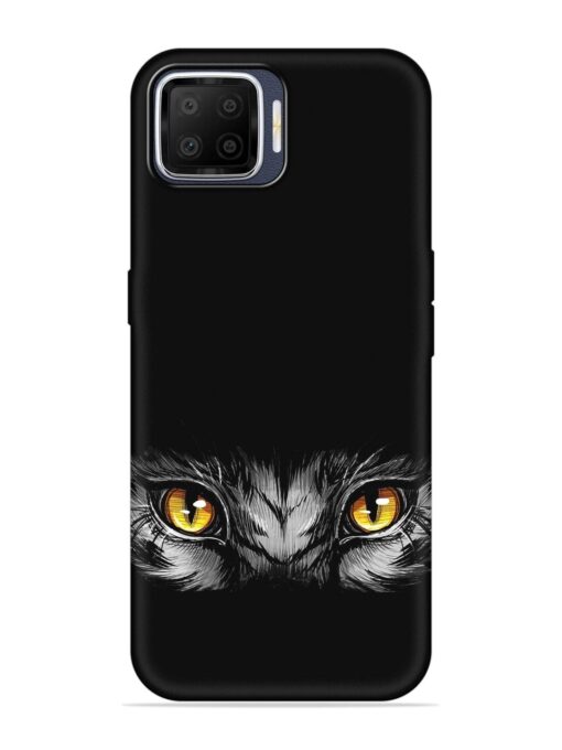 Scary Eye Embossed Soft Silicone Case for Oppo F17 Zapvi