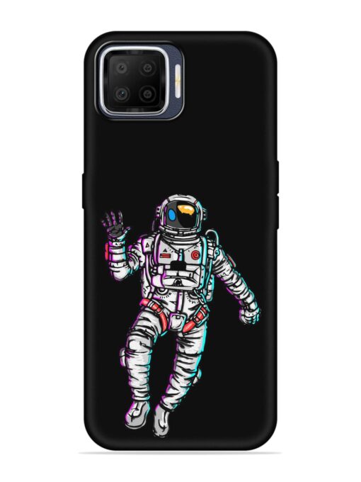 Spaceman Embossed Soft Silicone Case for Oppo F17 Zapvi