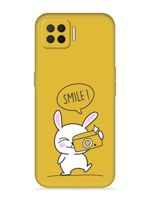 Hey Smile Please Embossed Soft Silicone Case for Oppo F17 Pro Zapvi