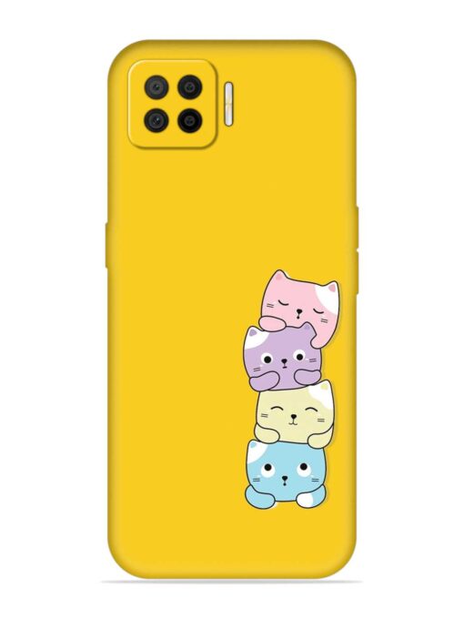 Cartoon Anime Embossed Soft Silicone Case for Oppo F17 Pro Zapvi