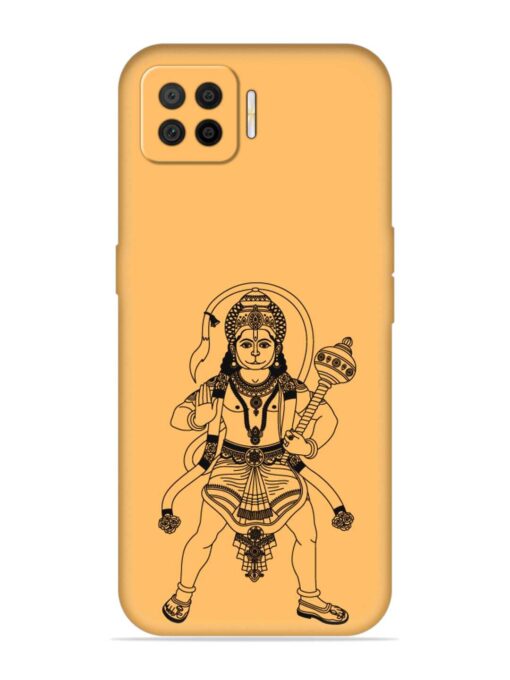 Indian God Hanuman Embossed Soft Silicone Case for Oppo F17 Pro