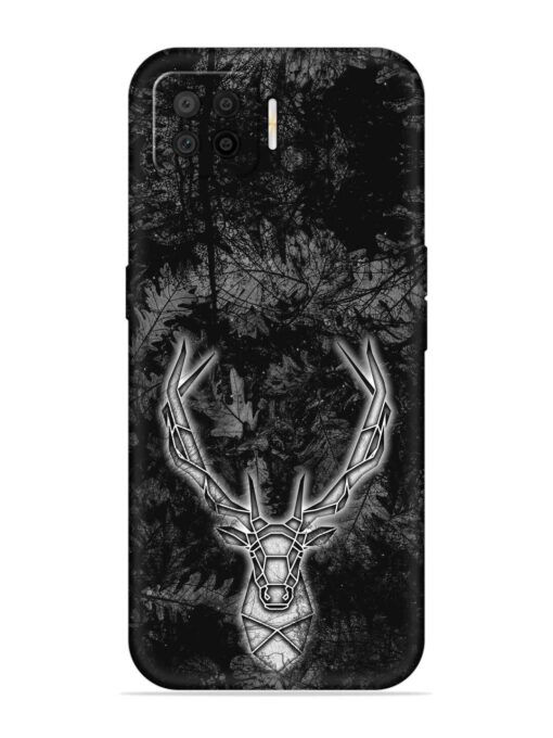 Ancient Deer Embossed Soft Silicone Case for Oppo F17 Pro Zapvi