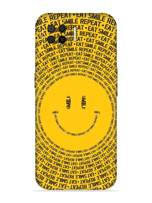 Smiley Embossed Soft Silicone Case for Oppo F17 Pro Zapvi