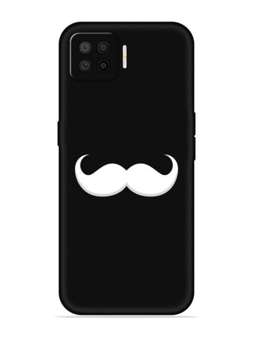 Mustache Vector Embossed Soft Silicone Case for Oppo F17 Pro Zapvi