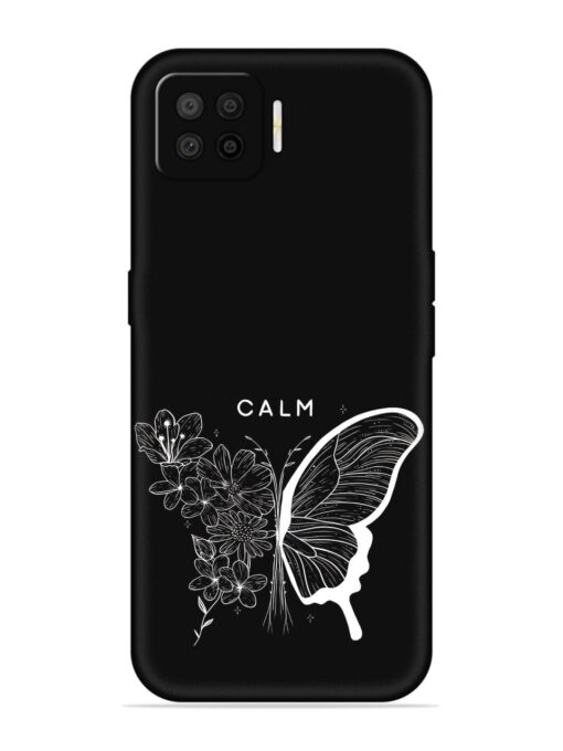 Calm Embossed Soft Silicone Case for Oppo F17 Pro Zapvi