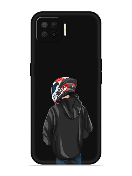 Motorcycle Rider Embossed Soft Silicone Case for Oppo F17 Pro Zapvi