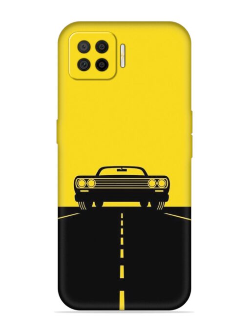 Classic Car Embossed Soft Silicone Case for Oppo F17 Pro Zapvi