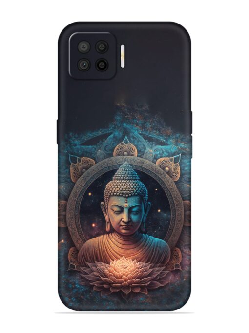 Gautam Buddha Embossed Soft Silicone Case for Oppo F17 Pro Zapvi