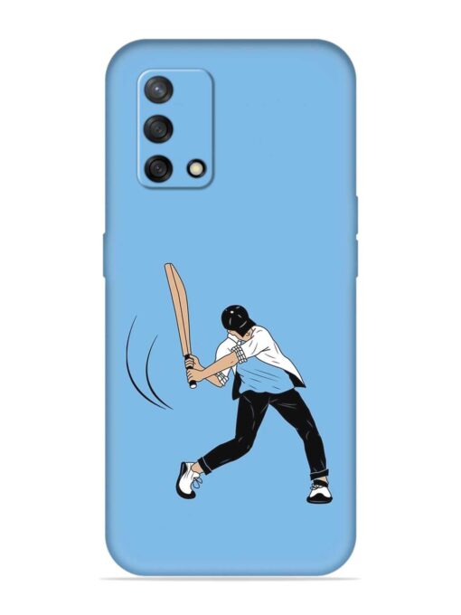 Cricket Gully Boy Embossed Soft Silicone Case for Oppo F19