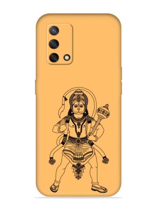 Indian God Hanuman Embossed Soft Silicone Case for Oppo F19 Zapvi