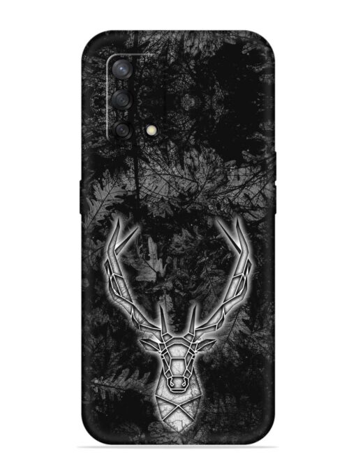 Ancient Deer Embossed Soft Silicone Case for Oppo F19 Zapvi