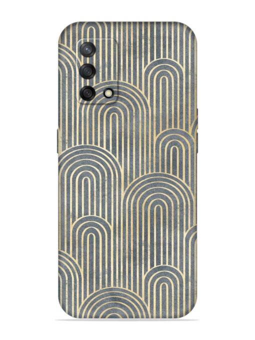 Art Deco Style Embossed Soft Silicone Case for Oppo F19 Zapvi